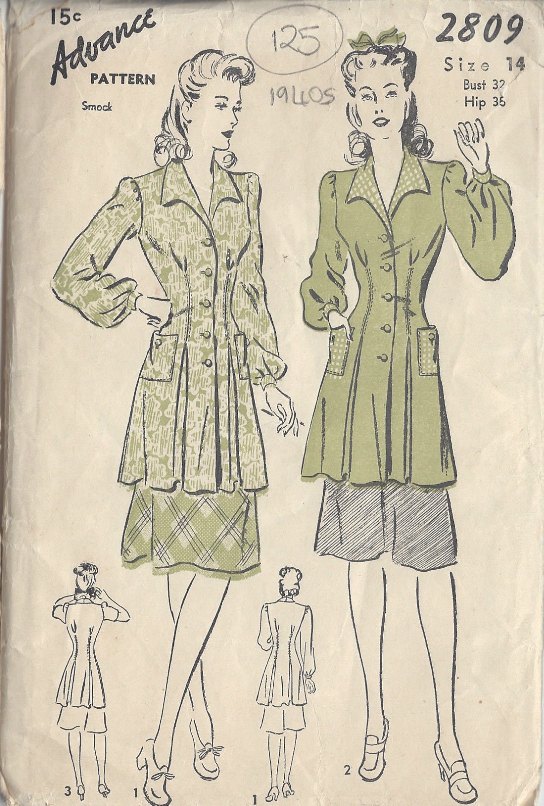 トップス 1940's  usarmy A-1  modify 1940's US Army WWII Sergeant First Class Uniform Trench Coat