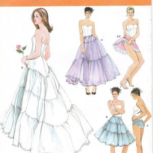 1950s-1960s Vintage Sewing Pattern PETTICOAT & PANTIES (2220) By Andrea Schewe