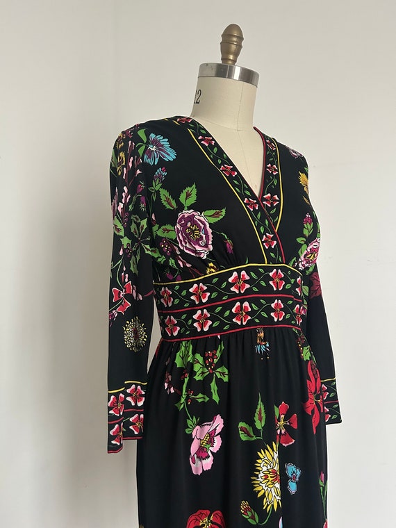 1960s Pucciesque Pucci Style Maurice Floral Jerse… - image 2