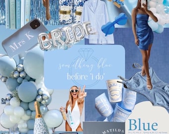 Something Blue Party Theme Kit!!
