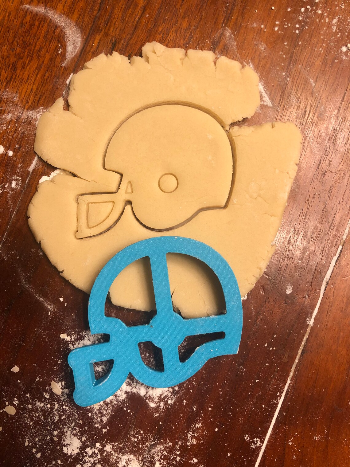 Football Helmet Cookie Cutter FondantClay Etsy