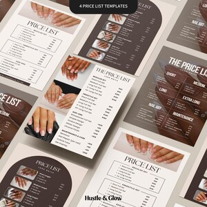 Nail Tech Template Bundle | Nail Acuity Website Template, Nail Instagram Story Templates, Nail Price List, Nail Flyers, Nail Business Card, Nail Story Highlight Covers