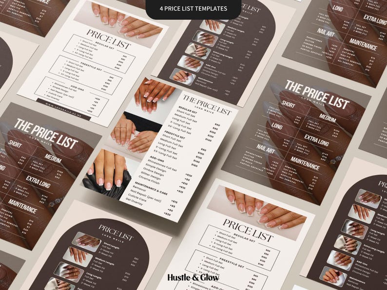 Nail Tech Template Bundle | Nail Acuity Website Template, Nail Instagram Story Templates, Nail Price List, Nail Flyers, Nail Business Card, Nail Story Highlight Covers