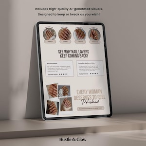 Nail Technician Acuity Scheduling Templates, Neutral Acuity Website, Nail Tech Booking website