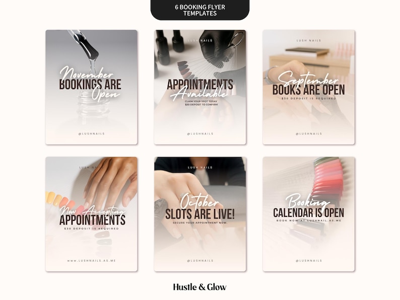 Nail Tech Template Bundle | Nail Acuity Website Template, Nail Instagram Story Templates, Nail Price List, Nail Flyers, Nail Business Card, Nail Story Highlight Covers