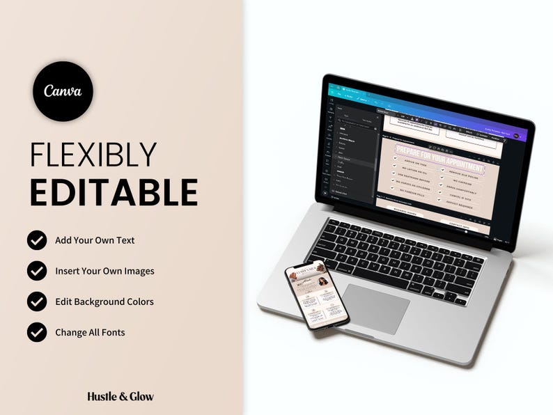 Nail Technician Acuity Scheduling Templates, Neutral Acuity Website, Nail Tech Booking website