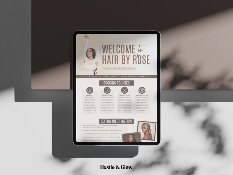 Acuity Scheduling Template for Wig Install, Hairstylist Acuity Website, DIY Acuity Website, Hair Template