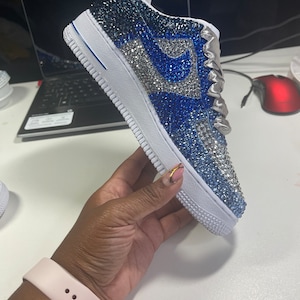 air force 1 white lace bling