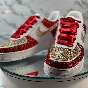 Custom Bling Air Force 1s