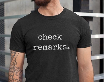 Compruebe Comentarios Camiseta / Controlador de Tráfico Aéreo / Regalos de Piloto / Entrenamiento de Vuelo / Divertido / Regalo de Aviación / Camiseta Unisex - Hombres y Mujeres