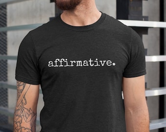 Camiseta afirmativa / Controlador de tráfico aéreo / Regalos para pilotos / Entrenamiento de vuelo / Divertido / Regalo de aviación / Camiseta unisex - Hombres y mujeres