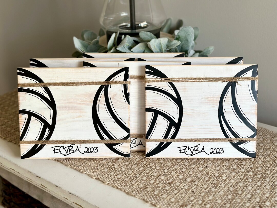 Volleyball Picture Frame/holder, Farmhouse Style, Coaches Gift, Team