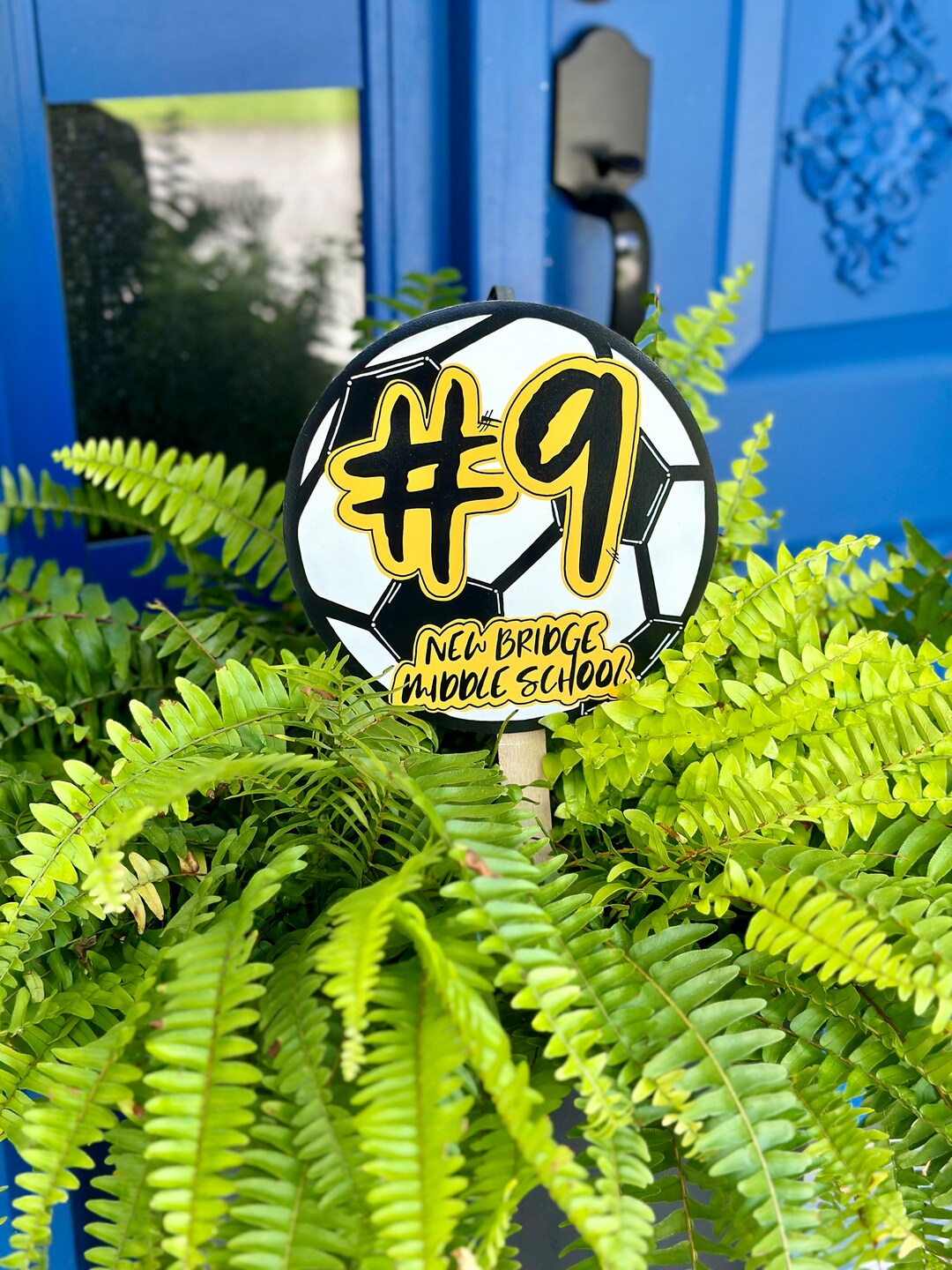 Custom Soccer Yard Sign, Sports Yard Stake, Personalized, Sports