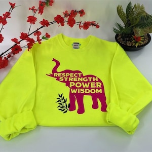 Crewneck &quot;Respect, Strength, Power, Wisdom&quot;