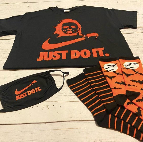 michael myers just do it t shirt