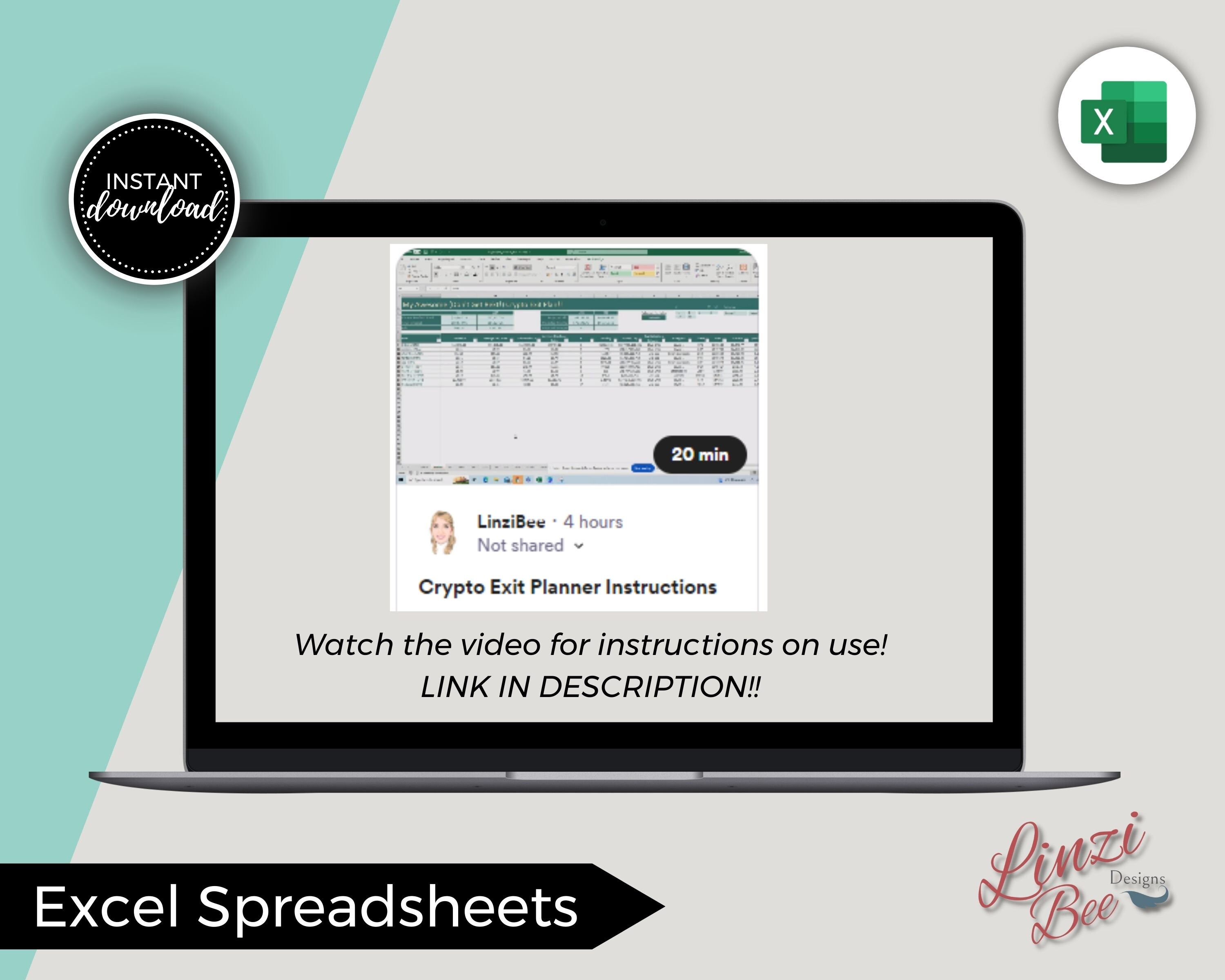 Crypto Exit Planner: ROI, Ladder Selling, Small Cap Prices (excel  Spreadsheet) - Etsy