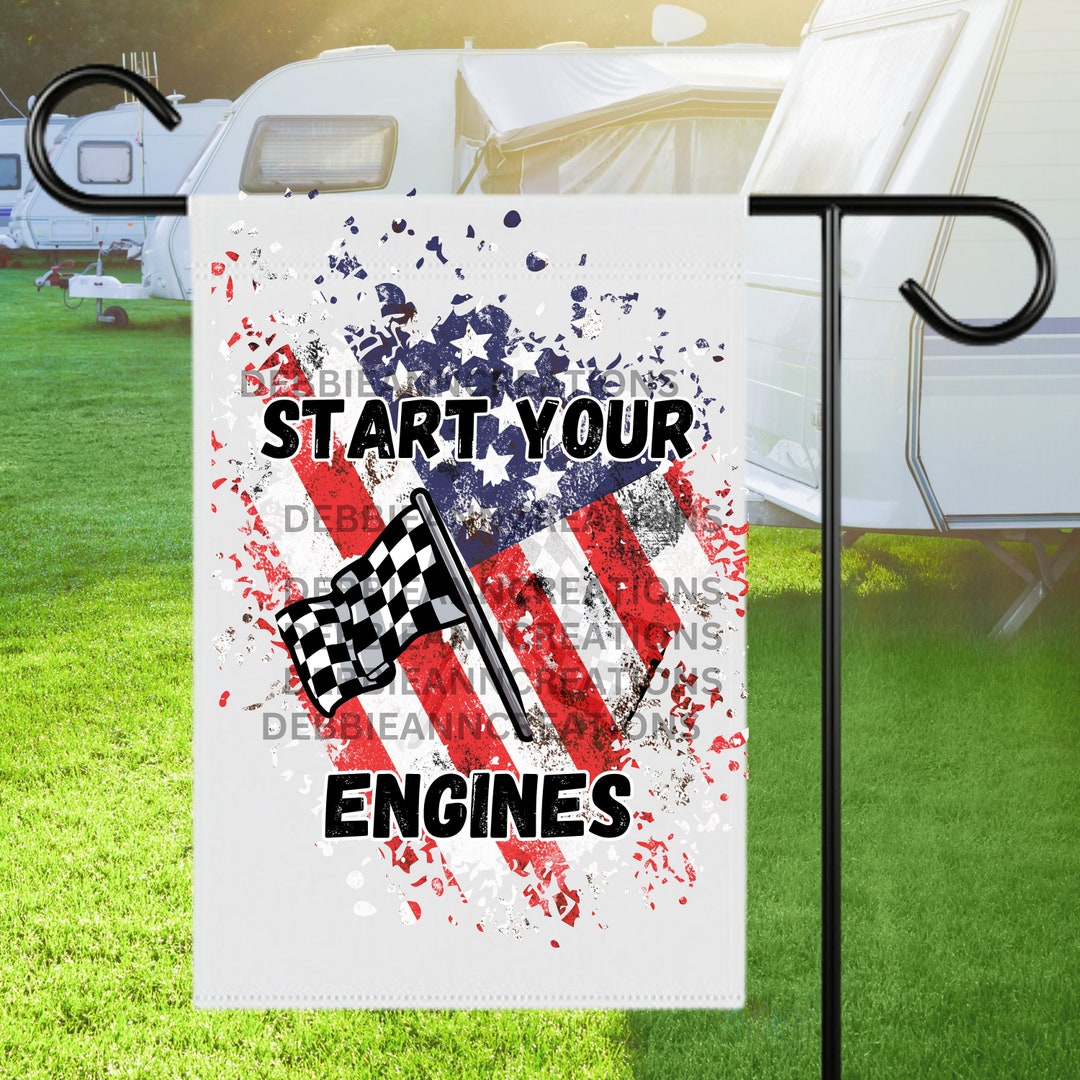 Racing Flags, Race Track Campsite Decor, Racing Decor, Racing Gifts ...