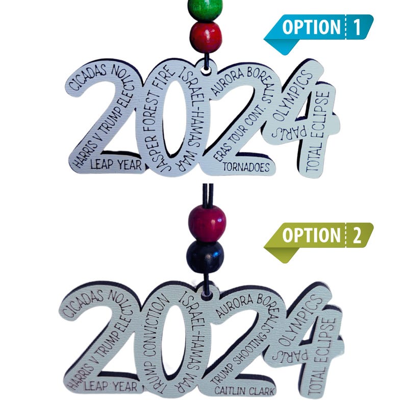 2024 Current Events Ornament year in Review Total Eclipse, Harris V