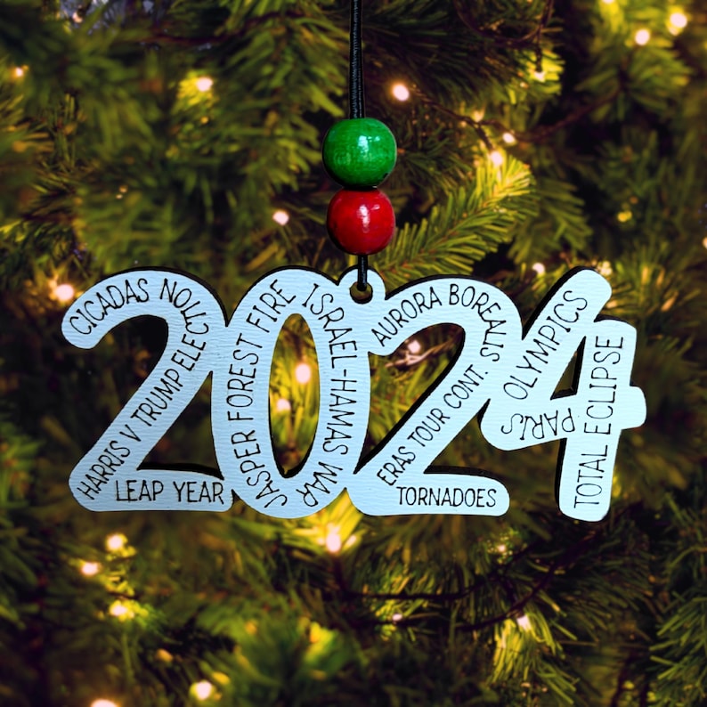 2024 Current Events Ornament year in Review Total Eclipse, Harris V