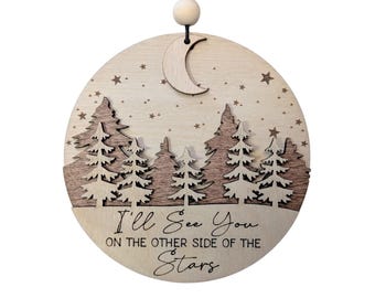 Other side of the Stars - Memorial Christmas Ornament