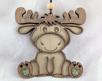 Moose Christmas Ornament (2026 Optional)