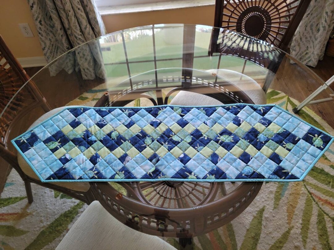 Sea Turtles Table Runner Etsy