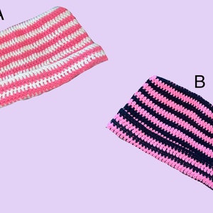 Cute Cat Ear Crochet Beanie | Handmade | Colorful | Kawaii | Japanese Character Inspired | Crochet Hat |