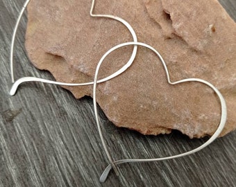 boucles d oreille ARGENT 925  créoles hoop