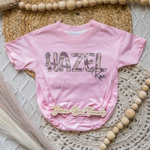 Mono corto o camiseta infantil con estampado de camuflaje de patos. imagen 8
