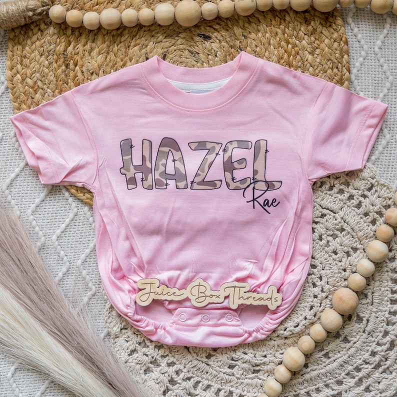Mono corto o camiseta infantil con estampado de camuflaje de patos. imagen 8
