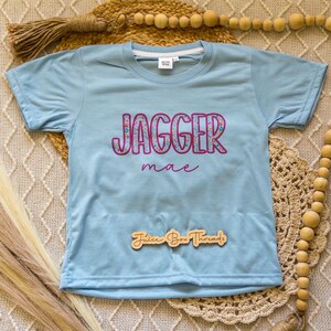Summer Leopard Name Personalized Oversized Bubble Romper Bodysuit, Baby/Toddler/Kid Custom Baggy Romper, Pink Cheetah, CPSC Compliant immagine 7