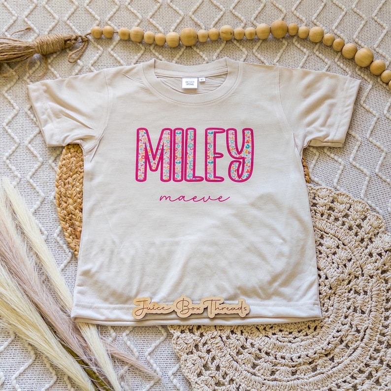 Summer Leopard Name Personalized Oversized Bubble Romper Bodysuit, Baby/Toddler/Kid Custom Baggy Romper, Pink Cheetah, CPSC Compliant immagine 2