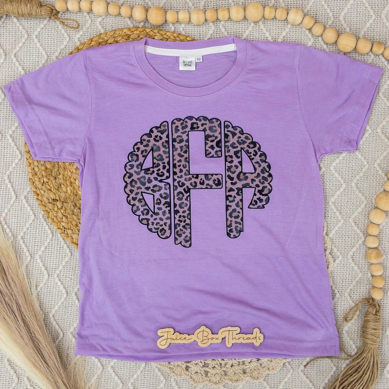 Leopard Monogram Bubble Romper Bodysuit, Oversized Personalized Cheetah Name Shirt, Girls Monogram Tee, Girls Name Romper, CPSC Compliant image 17