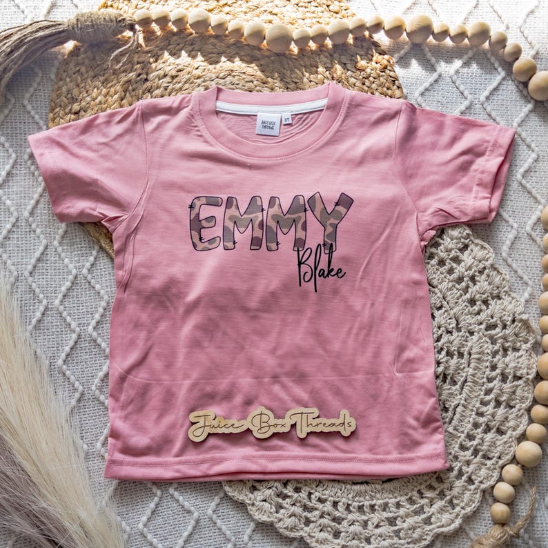 Mono corto o camiseta infantil con estampado de camuflaje de patos. imagen 10