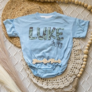 Mono corto o camiseta infantil con estampado de camuflaje de patos. imagen 6