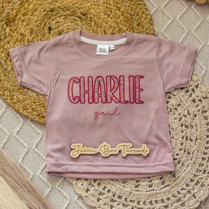 Summer Leopard Name Personalized Oversized Bubble Romper Bodysuit, Baby/Toddler/Kid Custom Baggy Romper, Pink Cheetah, CPSC Compliant immagine 4