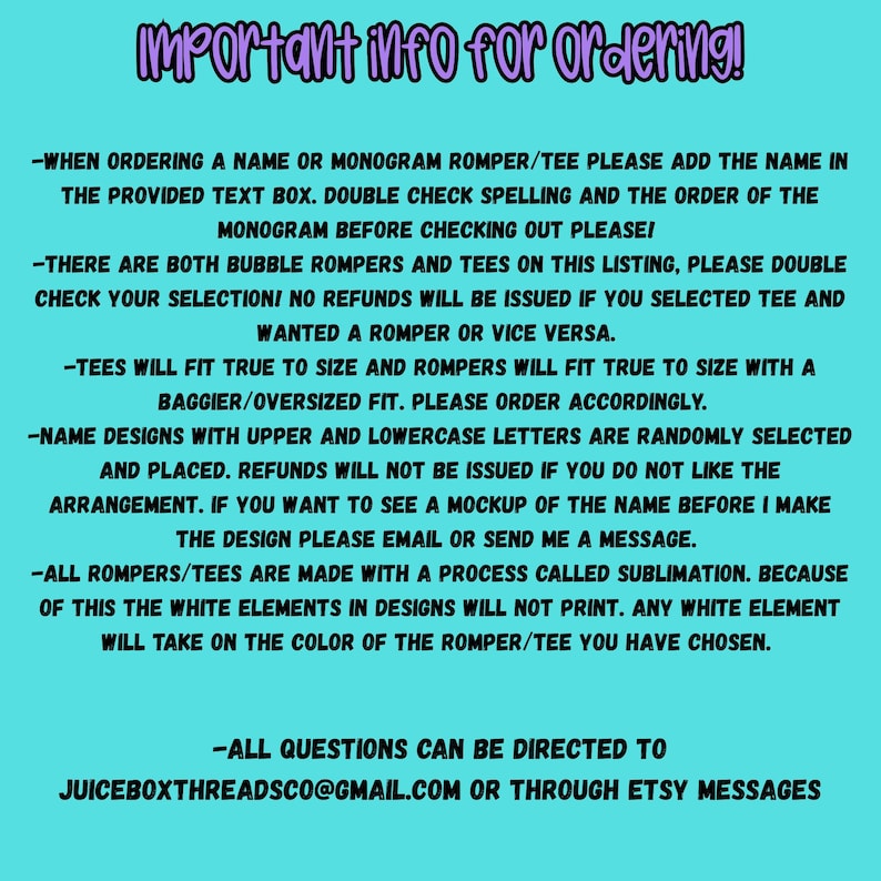 a text box with instructions for ordering, including details about the ordering process and the types of items available for purchase.