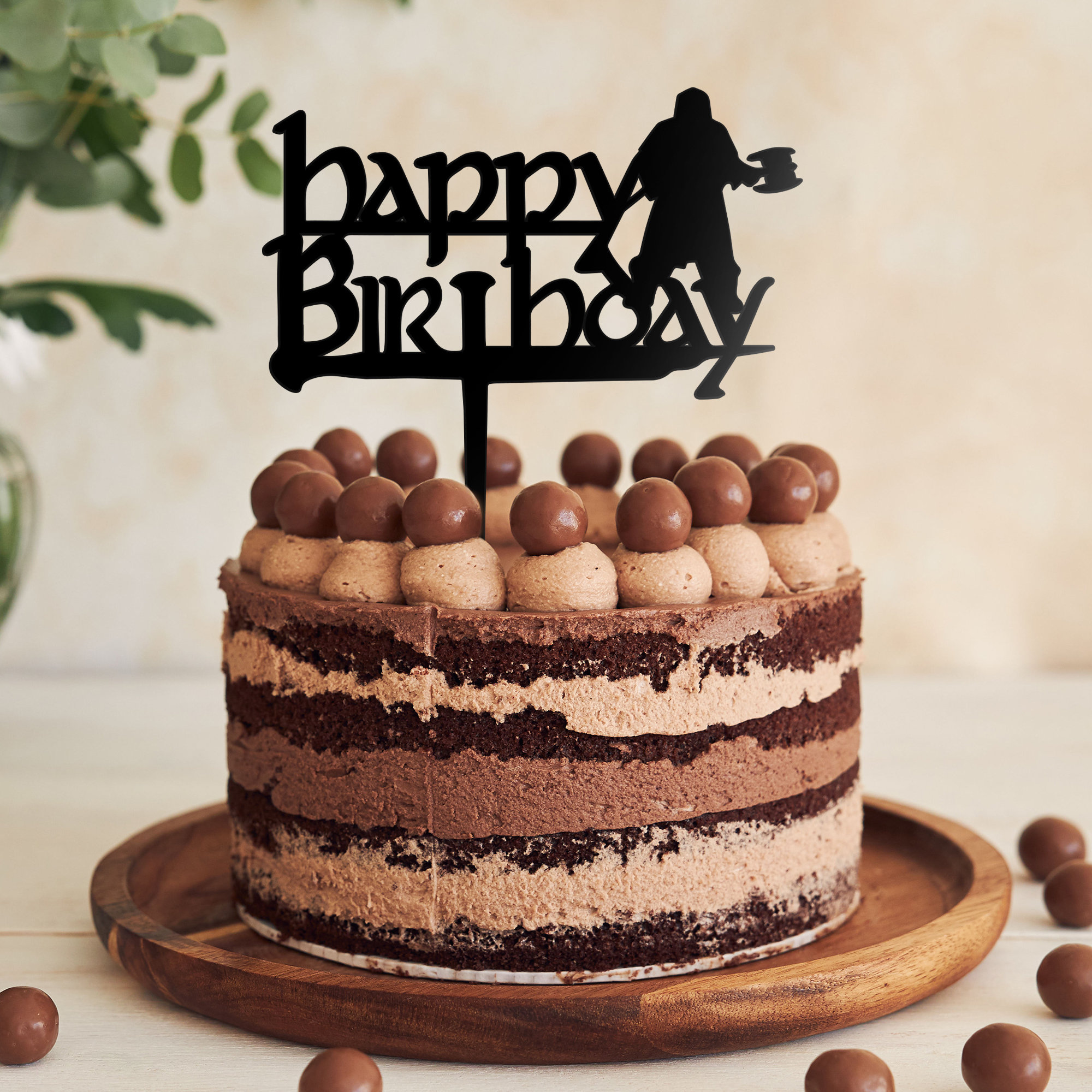 Lord of the Rings Themed Cake Topper, Cake Topper for LOTR Fans, Happy ...