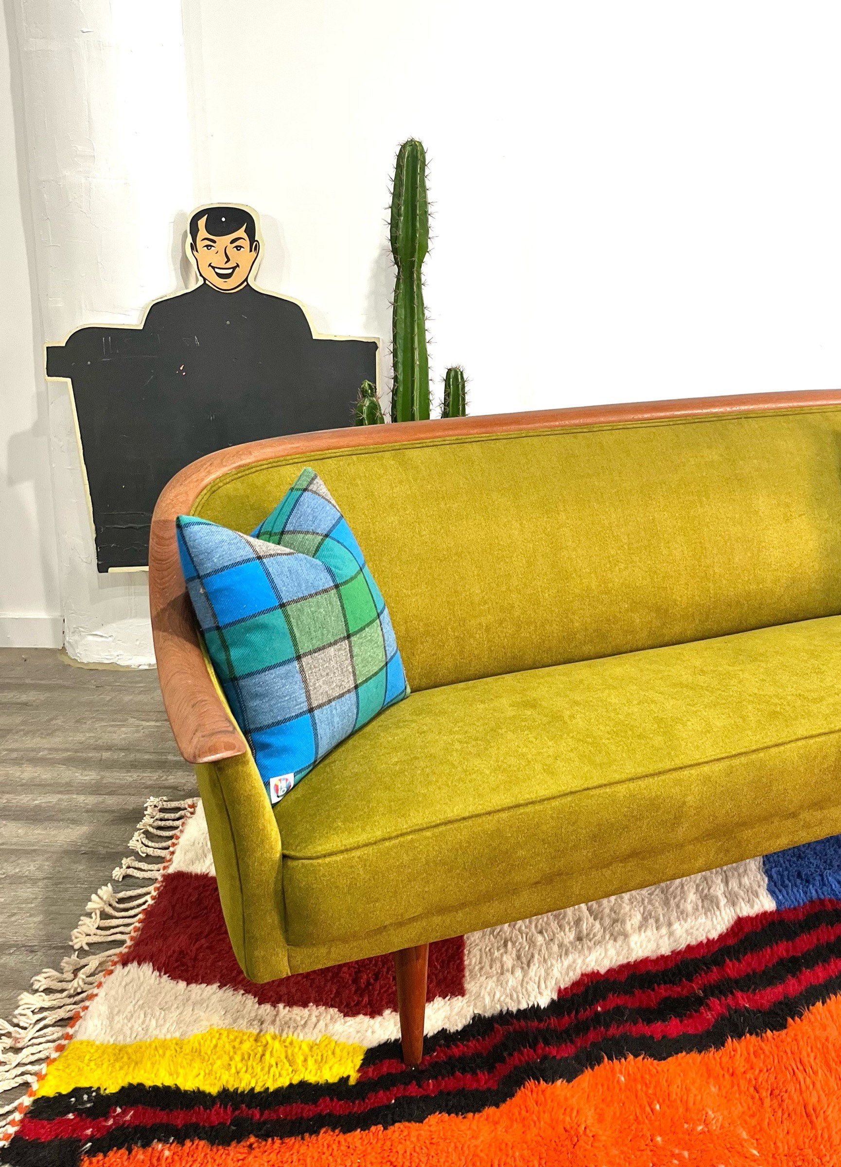 CUSTOM Midcentury Norwegian Sculptural Sofa Model 550 by Etsy