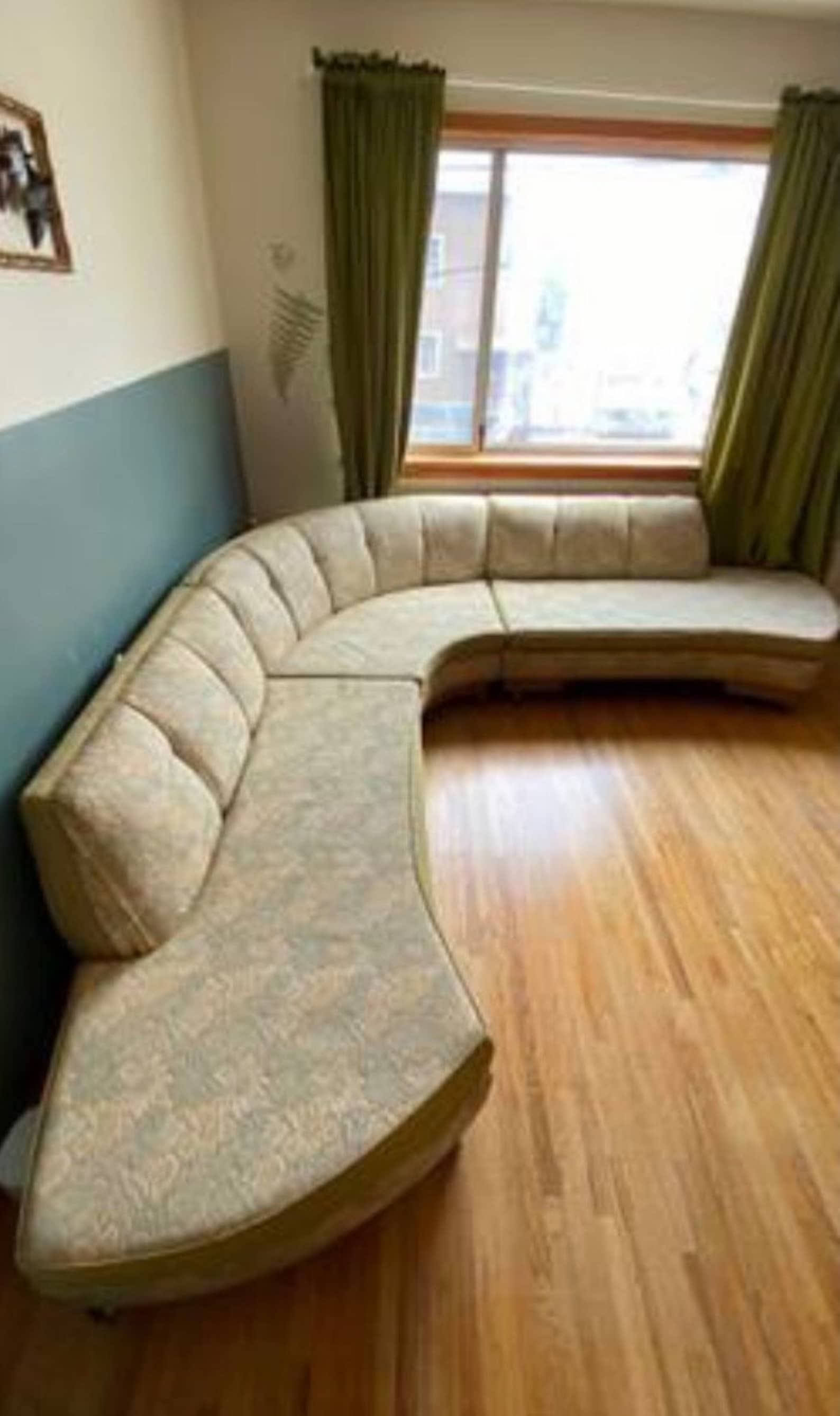 CUSTOM 1950’s 3 Piece Banquette With Corner Table - Etsy