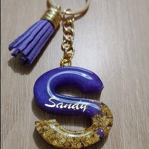 Personalized Resin Keychain