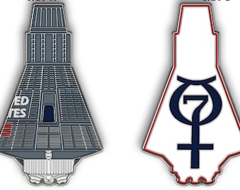 Moneta Kapsuła Merkurego