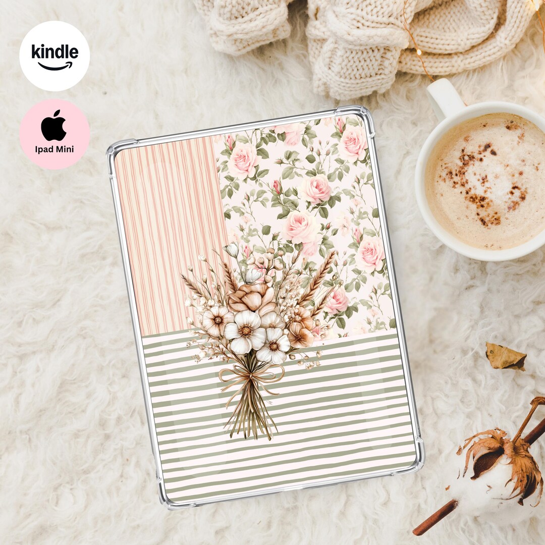 Kindle Rustic Floral Printable Insert | Girly Coquette Kindle Insert ...