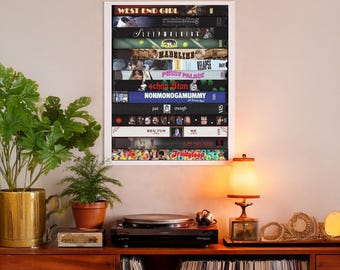 Lily Allen West End Girl wydruk VHS – Pop Music Wall Art, Retro, Plakat indie pop