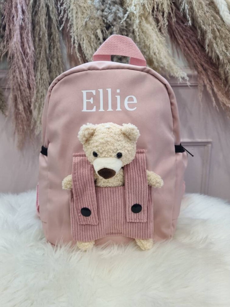 pink teddy bear backpack