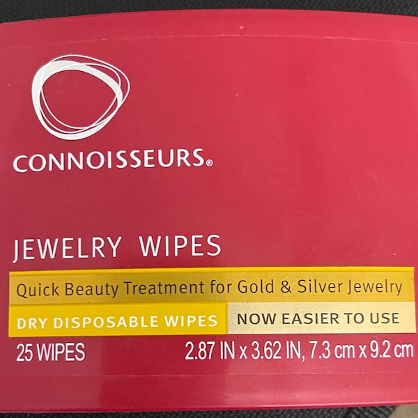 Connoisseurs Jewelry Cleaning Cloths—25 count