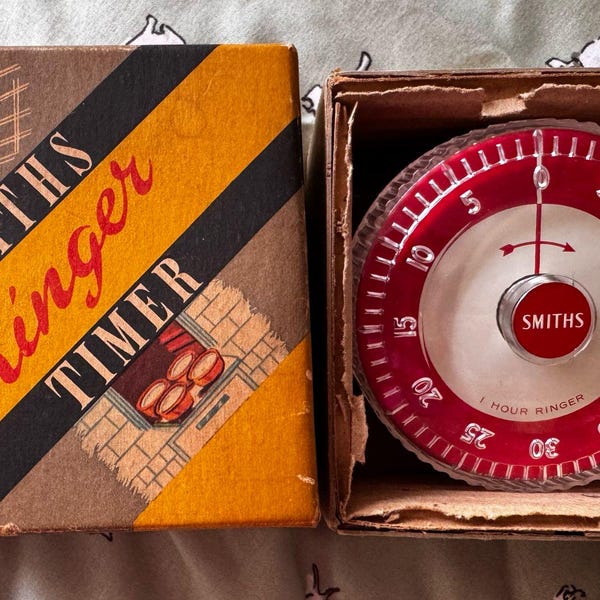 1960's Smiths Ringer Timer Made in Great Britain