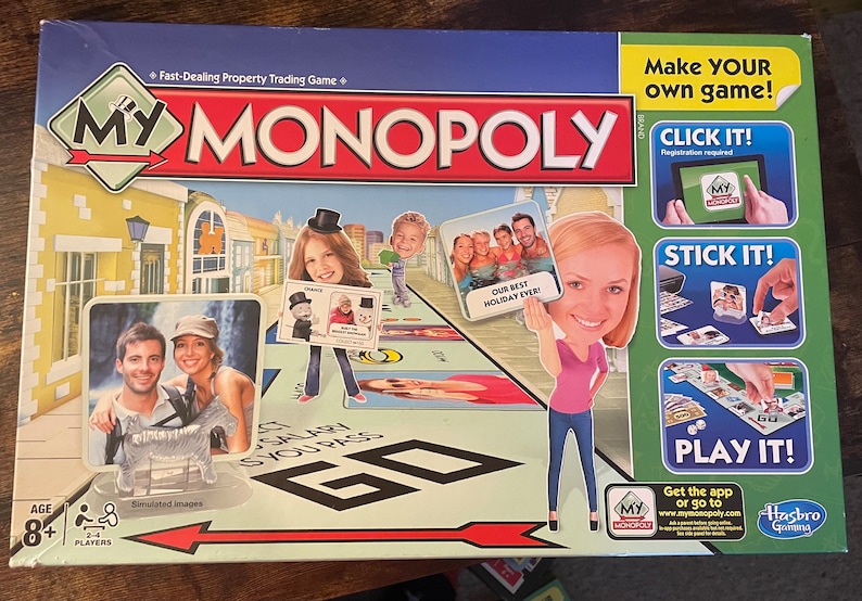 2014 My Monopoly Boardgame Make Your Own Monopoly Etsy