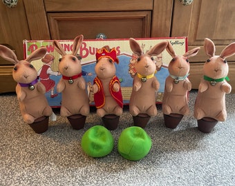 Vintage 1994 Schylling Bowling Bunnies Kegelset