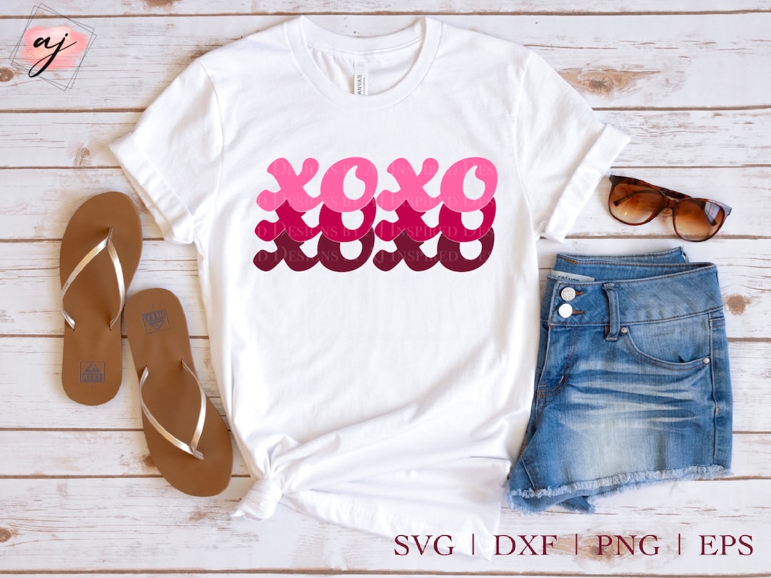 Retro Xoxo Svg, Xoxo Svg, Xoxo Png, Retro Valentines Day Svg ...